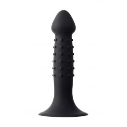 Анальный фаллоимитатор A-Toys Spikn, силикон, черный, 14 см