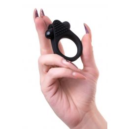 Виброкольцо на пенис A-Toys by TOYFA Brid, силикон, черный, 6,3, Ø 3,1 см