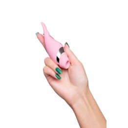 Многофункциональный стимулятор эрогенных зон Flovetta by Toyfa DAHLIA, силикон, розовый, 14 см