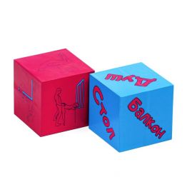 Кубики для взрослых Оки Чпоки, серия 18+, 2 шт, 4х4 см 7797530