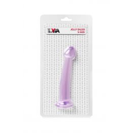 Нереалистичный фаллоимитатор Jelly Dildo S Toyfa Basic, TPE, фиолетовый, 15,5 см