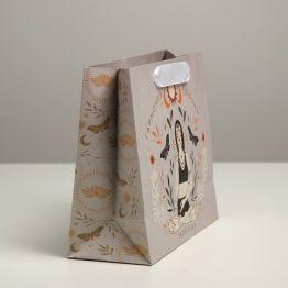Пакет крафтовый подарочный Гармония, 22 × 17,5 × 8 см   7188214