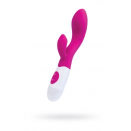 Вибратор с клиторальным стимулятором TOYFA A-Toys  Fela, Силикон, Розовый, 20,5 см