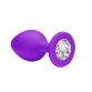 Анальная пробка Emotions Cutie Small Purple clear crystal 4011-04Lola