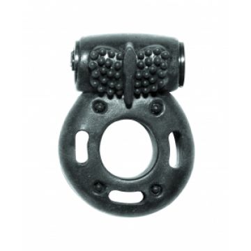 Эрекционное кольцо с вибрацией Rings Axle-pin black 0114-82Lola
