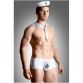 Костюм моряка мужской (шорты, воротник, панама)-XL 460324