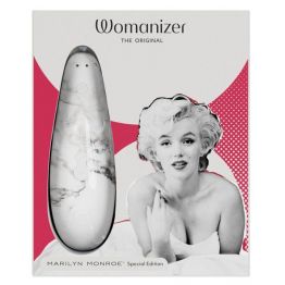Бесконтактный клиторальный стимулятор Womanizer Marilyn Monroe мраморно-белый
