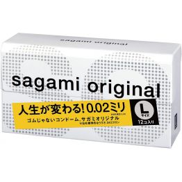 Презервативы Sagami Original 002 L-Size полиуретановые, увеличенного размера 1шт.