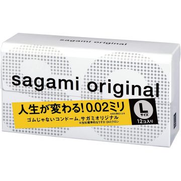 Презервативы Sagami Original 002 L-Size полиуретановые, увеличенного размера 1шт.