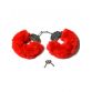 Шикарные наручники с пушистым красным мехом (Be Mine) (One Size)